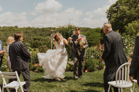 Joyful Early August Wedding