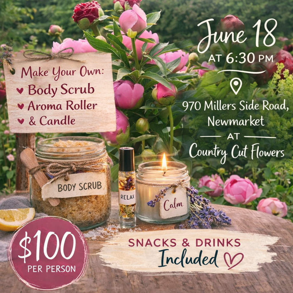 An Evening of Self Care - A Workshop to Nourish your Body, Mind & Soul - Thursday, June 18th