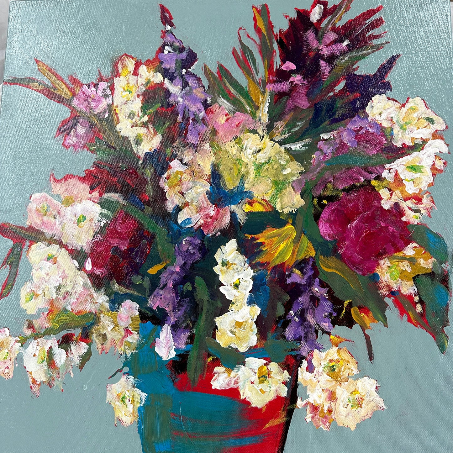 Abstract Flower Painting Workshop with Mary Espinosa - Saturday, June 27th
