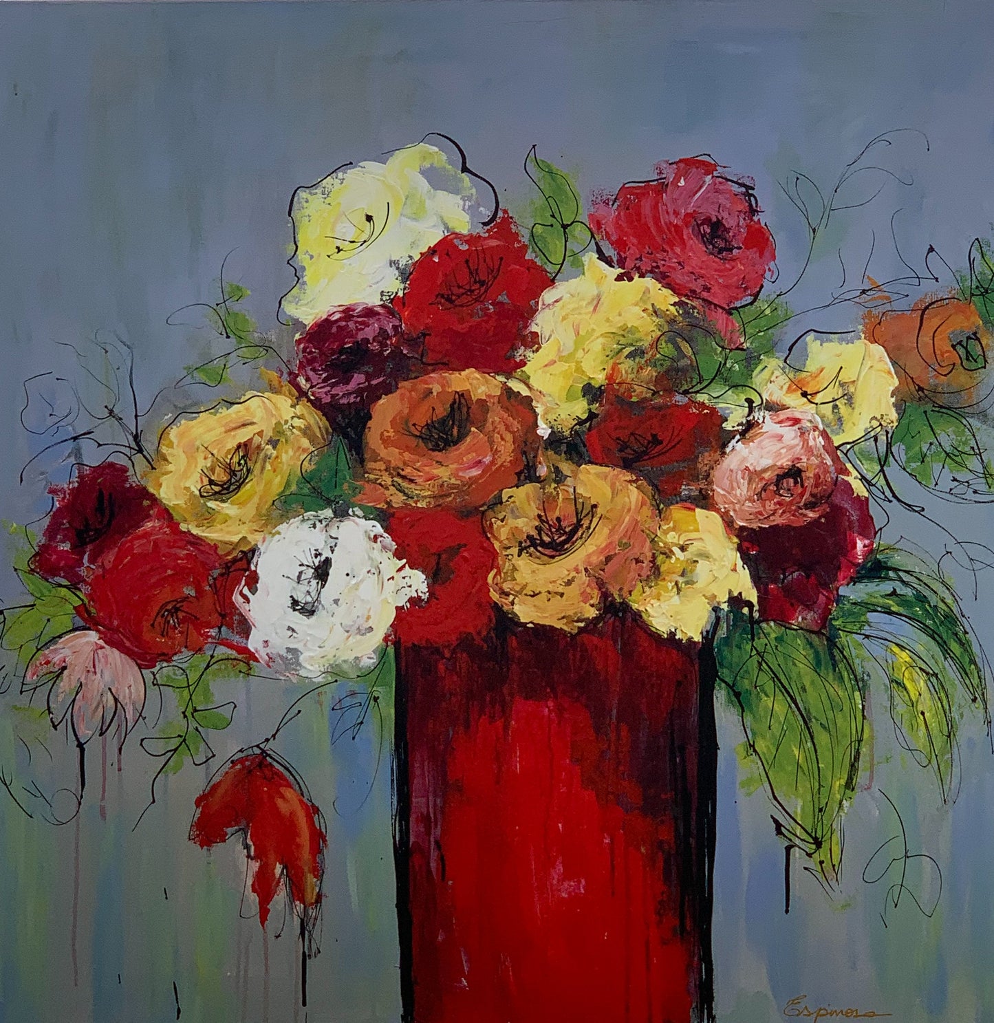 Abstract Flower Painting Workshop with Mary Espinosa - Saturday, Sept 9