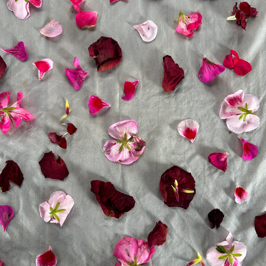 Dye a Beautiful Floral Silk Scarf with Janet - Sunday, June 8th