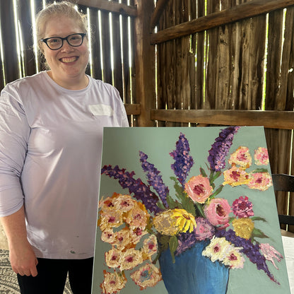 Abstract Flower Painting Workshop with Mary Espinosa - Sunday, June 22nd