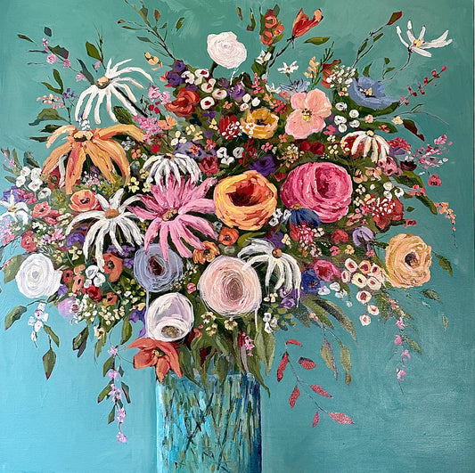 Abstract Flower Painting Workshop with Mary Espinosa - Sunday, August 24th