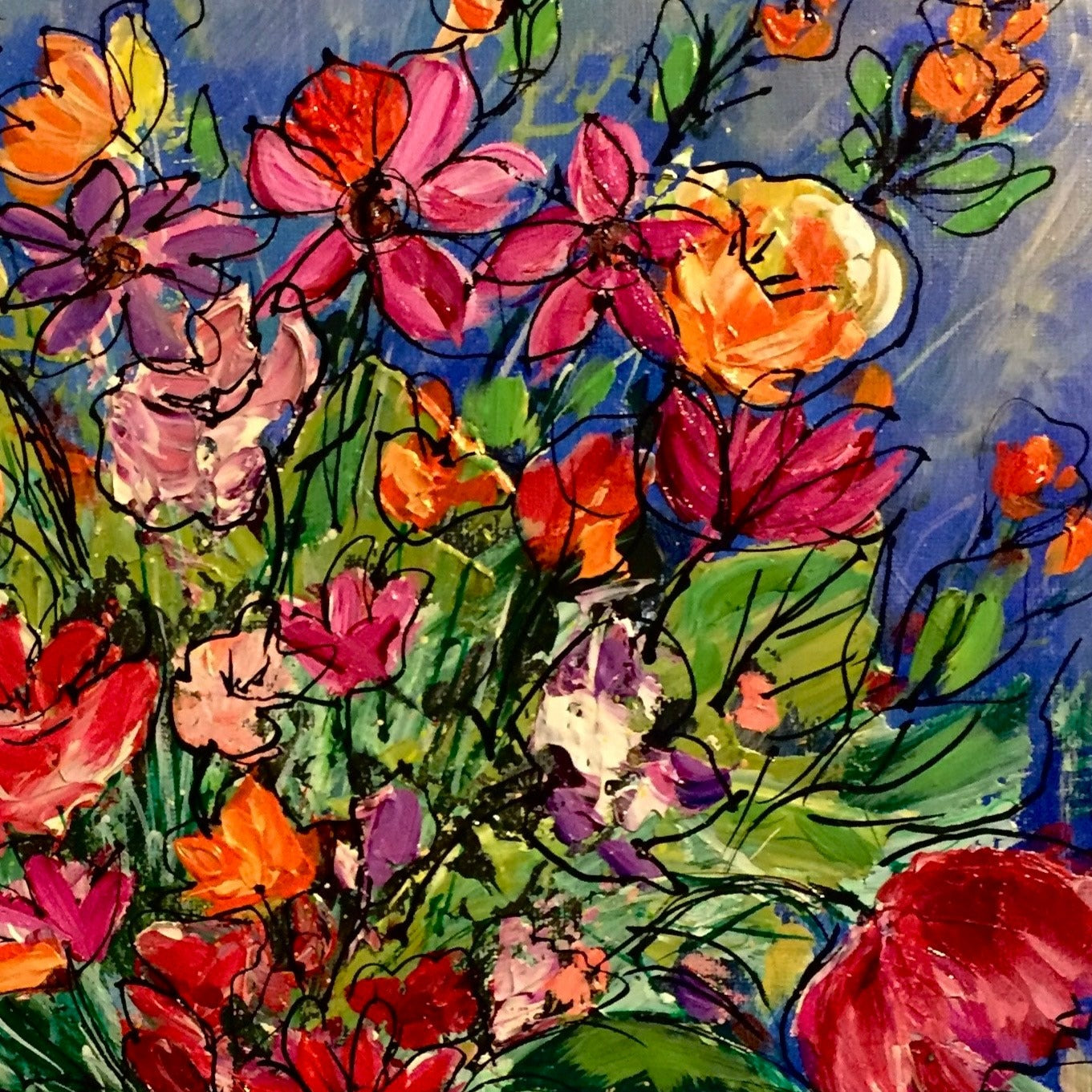 Abstract Flower Painting Workshop with Mary Espinosa - Sunday, June 23rd